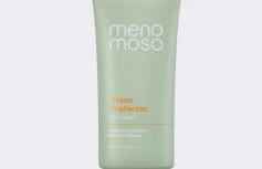 Успокаивающий солнцезащитный крем для лица с экстрактом хауттюйнии MENOMOSO Green Protector Sun Cream SPF50+ PA++++
