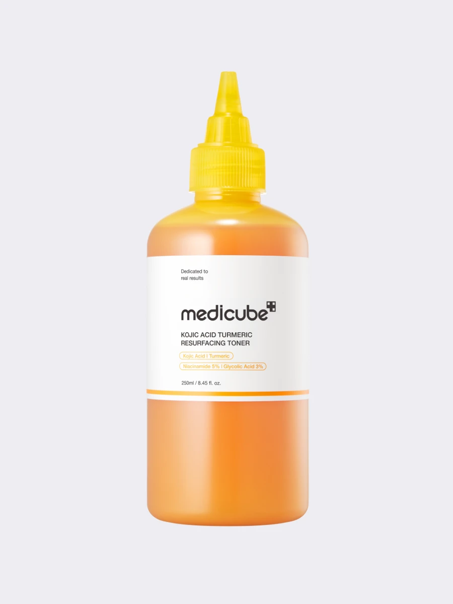 ОтшелушивающийтонерскислотамииэкстрактомкуркумыMedicubeKojicAcidTurmericResurfacingToner