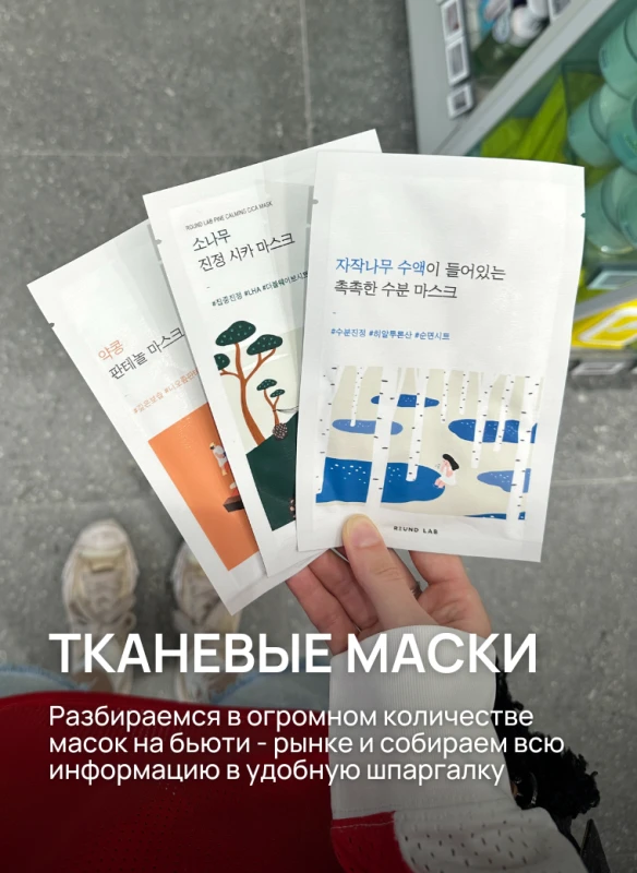 Гайд по тканевым маскам Гайд по тканевым маскам