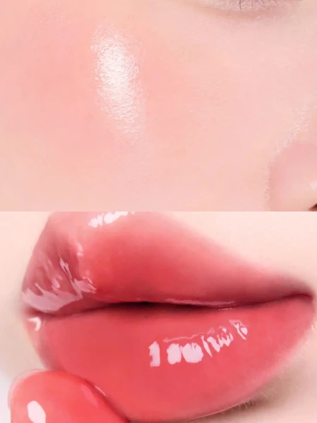 Набор: Оттеночное желе для губ и щёк + брелок fwee Lip&Cheek Glowy Jelly Pot JC01 Honey Peach Keyring Set