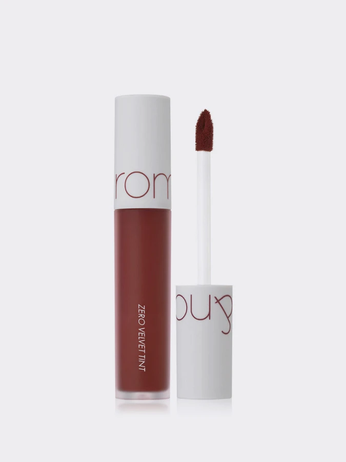 Вельветовый тинт с матовым финишем в глубоком вишнёвом оттенке rom&nd Zero Velvet Tint 06 Deep Soul