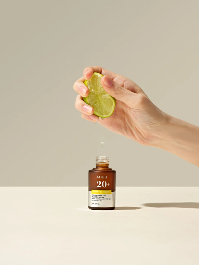 Осветляющая сыворотка для лица с цитрусовыми экстрактами ANUA Green Lemon Vitamin C Blemish Serum