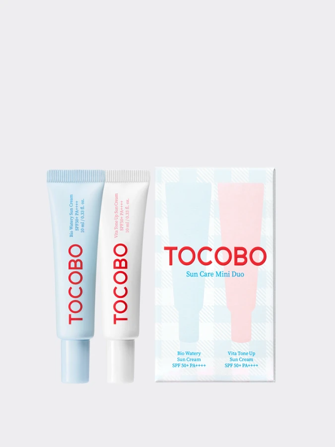 Дуэт солнцезащитных миниатюр TOCOBO Sun Care Mini Duo SPF50+PA++++