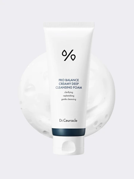 Пенка для умывания с пробиотиками Dr.Ceuracle Pro Balance Creamy Deep Cleansing Foam