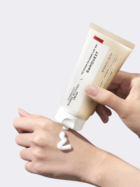 Успокаивающий крем для лица с экстрактом эхинацеи RAWQUEST Echinacea Barrier Recovery Cream Успокаивающий крем для лица с экстрактом эхинацеи RAWQUEST Echinacea Barrier Recovery Cream