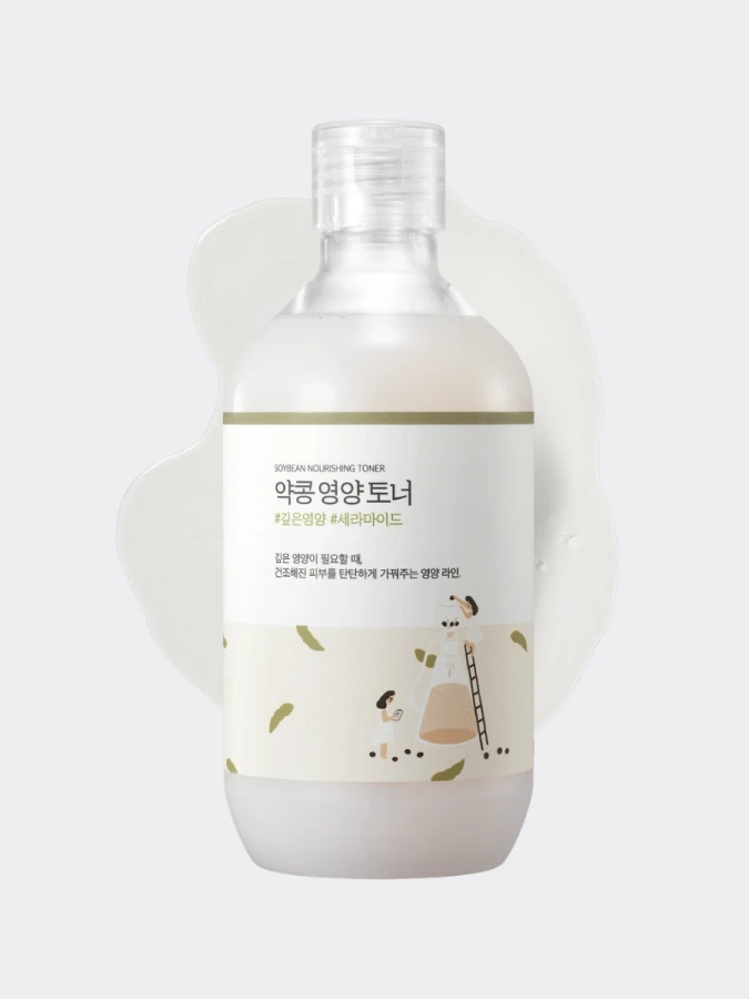 Питательный тонер для лица с экстрактом черной сои Round Lab Soybean Nourishing Toner