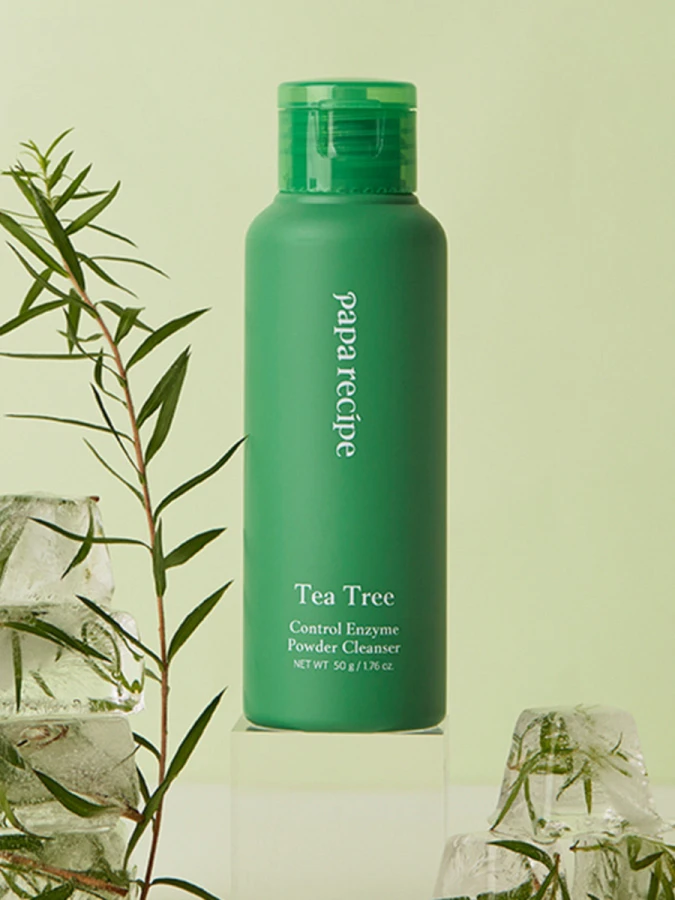 Себорегулирующая энзимная пудра с экстрактом чайного дерева Papa Recipe Tea Tree Control Enzyme Powder Cleanser