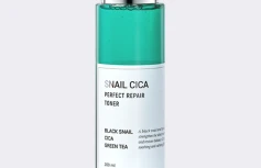 Восстанавливающий тонер для лица с муцином улитки и центеллой ESTHETIC HOUSE Snail Cica Perfect Repair Toner