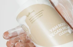 Очищающее гидрофильное молочко с экстрактом корня ямса IsNtree Yam Root Vegan Milk Cleanser