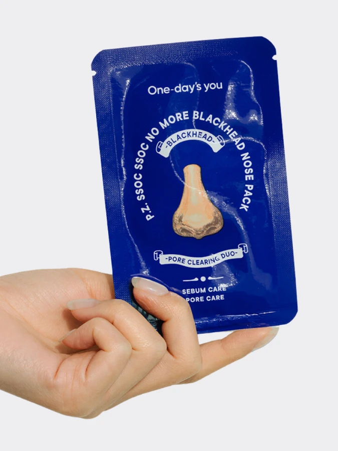 Полоска для очищения сальных нитей на носу One-Day's You P.Z Ssoc Ssoc No More Blackhead Nose Pack
