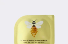 Капсульная маска-пленка с мёдом и золотом VT Cosmetics Progloss Gold Capsule Mask