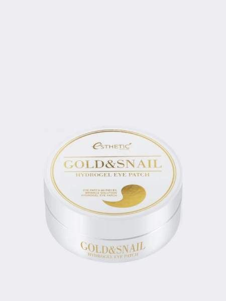 Гидрогелевые патчи для век с золотом и улиточным муцином ESTHETIC HOUSE Gold&Snail Hydrogel Eye Patch Гидрогелевые патчи для век с золотом и улиточным муцином ESTHETIC HOUSE Gold&Snail Hydrogel Eye Patch