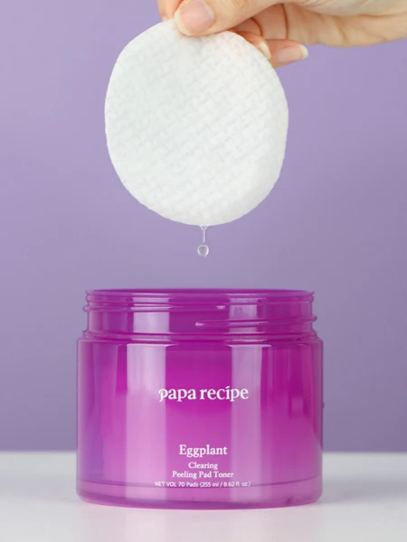 Отшелушивающие тонер-пэды с экстрактом баклажана Papa Recipe Eggplant Clearing Peeling Pad Toner Отшелушивающие тонер-пэды с экстрактом баклажана Papa Recipe Eggplant Clearing Peeling Pad Toner