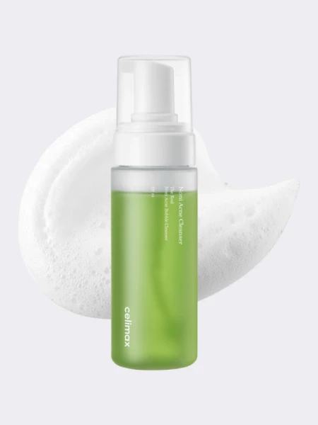 Противовоспалительная пенка для умывания с экстрактом нони Celimax The Real Noni Acne Bubble Cleanser