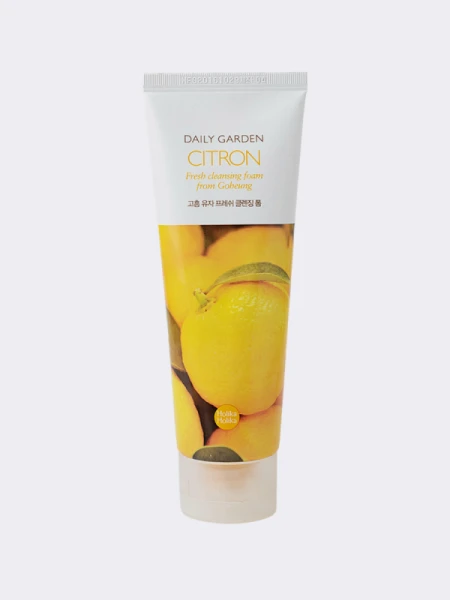 Очищающая пенка с экстрактом цитрона Holika Holika Daily Garden Citron Cleansing Foam Очищающая пенка с экстрактом цитрона Holika Holika Daily Garden Citron Cleansing Foam