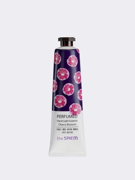 Лёгкий крем-эссенция для рук с ароматом вишневых цветов The Saem Perfumed Hand Light Essence Cherry Blossom Лёгкий крем-эссенция для рук с ароматом вишневых цветов The Saem Perfumed Hand Light Essence Cherry Blossom