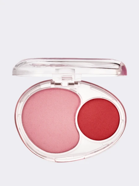 Двойные мягкие румяна с муссовой текстурой fwee Mellow Dual Blush RD01 Follow Me