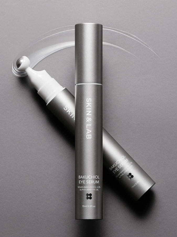 Разглаживающая сыворотка для кожи вокруг глаз с бакучиолом и арбутином SKIN&LAB Bakuchiol Eye Serum