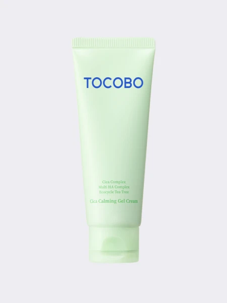 Успокаивающий крем-гель для лица с экстрактом центеллы TOCOBO Cica Calming Gel Cream Успокаивающий крем-гель для лица с экстрактом центеллы TOCOBO Cica Calming Gel Cream