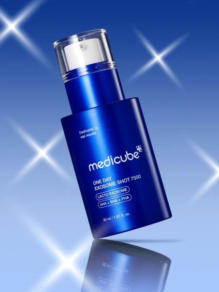 Интенсивная выравнивающая сыворотка со спикулами и экзосомами Medicube One Day Exosome Shot Pore Serum 7500 Интенсивная выравнивающая сыворотка со спикулами и экзосомами Medicube One Day Exosome Shot Pore Serum 7500
