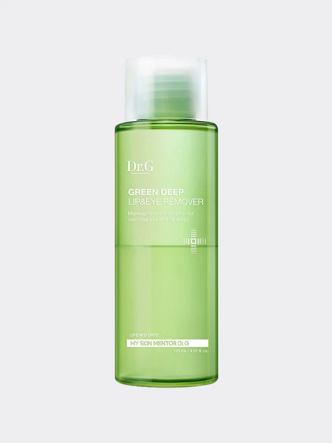 Двухфазное средство для снятия макияжа DR.G Green Deep Lip & Eye Remover Двухфазное средство для снятия макияжа DR.G Green Deep Lip & Eye Remover