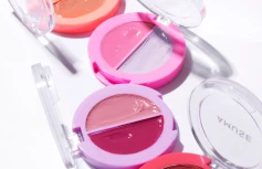 Многофункциональный бальзам-румяна для губ и щёк AMUSE Lip & Cheek Healthy Balm 03 Strawberry Balm