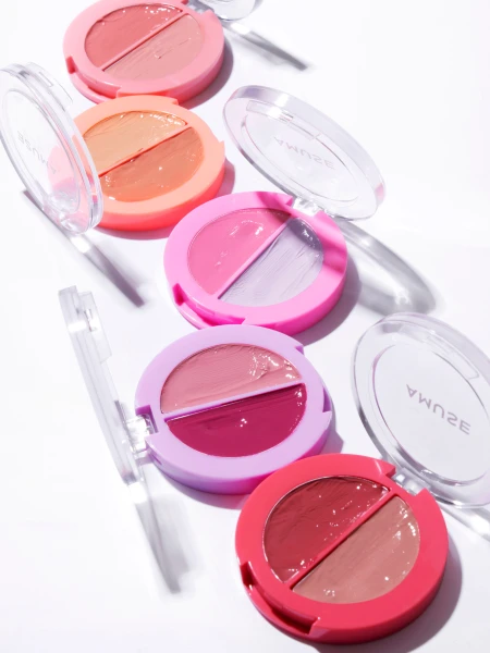 Многофункциональный бальзам-румяна для губ и щёк AMUSE Lip & Cheek Healthy Balm 04 Grape Balm