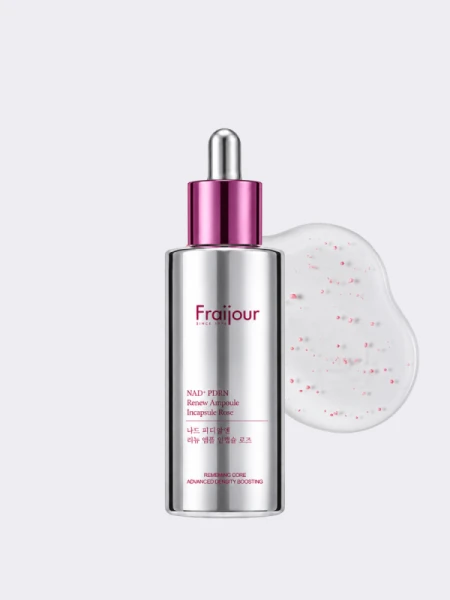 Разглаживающая капсульная сыворотка с ПДРН Fraijour NAD⁺ PDRN Renew Ampoule Incapsule Rose