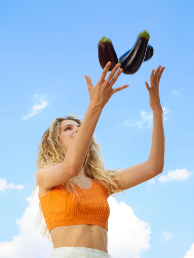 Успокаивающая ампульная сыворотка для лица с экстрактом баклажана MAXI Papa Recipe Eggplant Clearing Ampoule