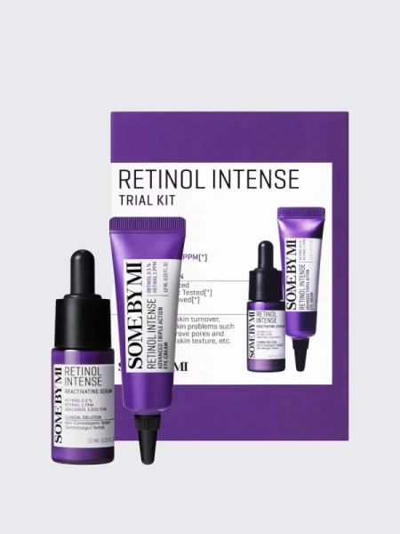 Набор миниатюр для ухода за кожей с ретинолом и бакучиолом Some By Mi Retinol Intense Trial Kit
