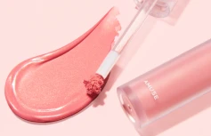 Кремовые румяна в холодном розовом оттенке AMUSE Soft Cream Cheek 01 Sprinkles