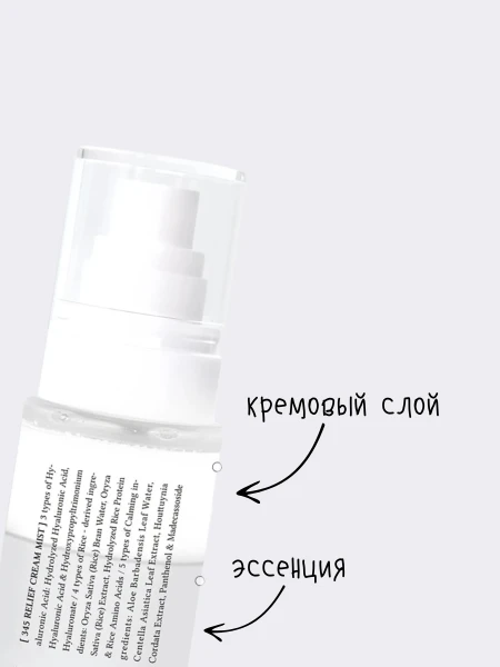 Двухфазный кремовый мист для лица с экстрактом риса Dr.Althea 345 Relief Cream Mist Двухфазный кремовый мист для лица с экстрактом риса Dr.Althea 345 Relief Cream Mist