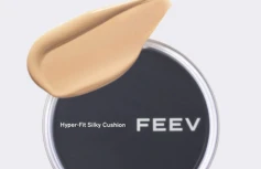 Тональный кушон с полуматовым финишем FEEV Hyper-fit Silky Cushion 03 Sand Fit