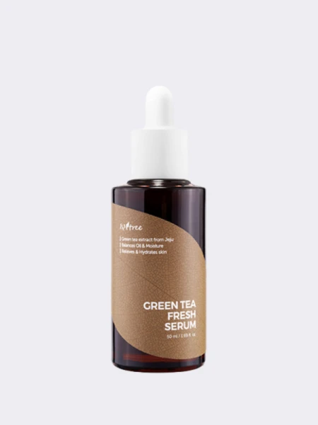 Освежающая сыворотка для лица с экстрактом зелёного чая IsNtree Green Tea Fresh Serum Освежающая сыворотка для лица с экстрактом зелёного чая IsNtree Green Tea Fresh Serum