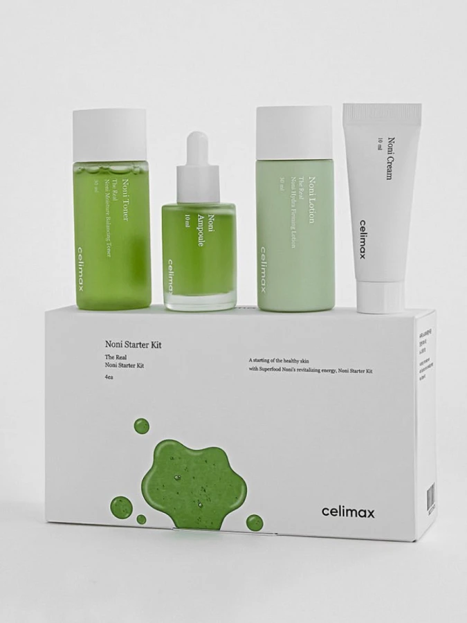 Тонизирующий набор миниатюр с экстрактом нони Celimax The Real Noni Starter Kit