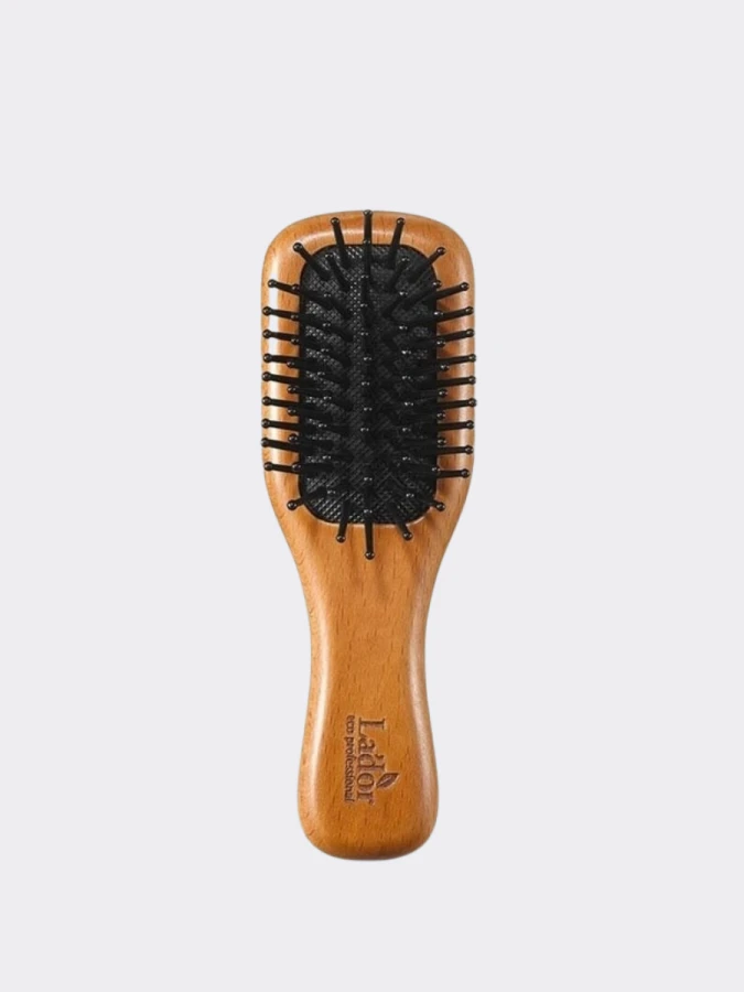 Деревянная расчёска для волос La’dor Mini Wood Paddle Brush
