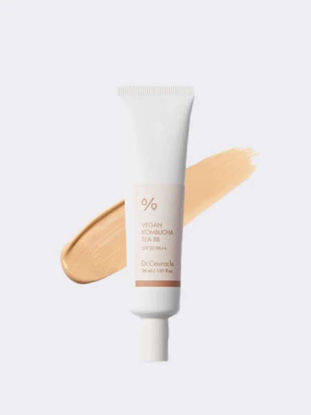 Увлажняющий тональный крем с экстрактом комбучи в нейтральном оттенке Dr.Ceuracle Vegan Kombucha Tea BB SPF30 PA++
