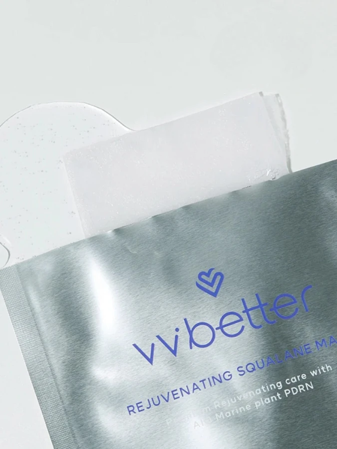 Восстанавливающая тканевая маска со скваланом и ПДРН VVBETTER Rejuvenating Squalane Mask