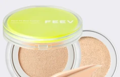 Набор: Лёгкий тональный кушон  + рефил FEEV Hyper-Fit Bare Cushion 03 Nude Dew Set