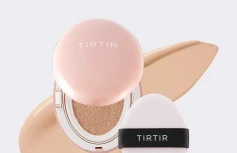 МИНИ Тональный кушон со стойким матовым финишем TIRTIR Mask Fit All-Cover Cushion 21C Cool Ivory