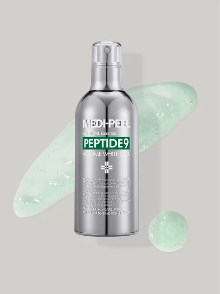 Восстанавливающая пептидная эссенция с центеллой азиатской MEDI-PEEL Peptide 9 Volume White Cica Essence Восстанавливающая пептидная эссенция с центеллой азиатской MEDI-PEEL Peptide 9 Volume White Cica Essence