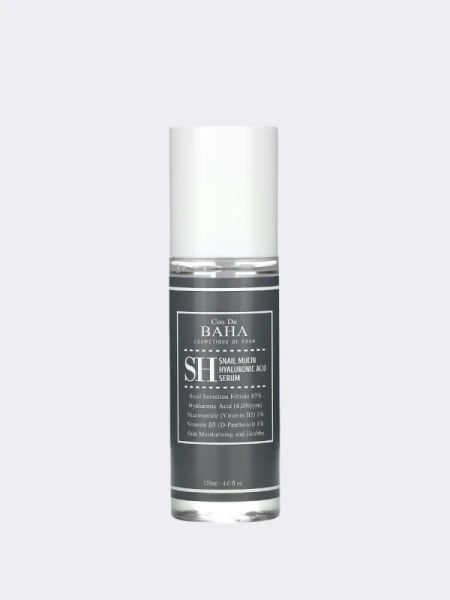 Увлажняющая сыворотка с муцином улитки и гиалуроновой кислотой Cos De BAHA Snail Mucin Hyalronic Acid Serum SH Увлажняющая сыворотка с муцином улитки и гиалуроновой кислотой Cos De BAHA Snail Mucin Hyalronic Acid Serum SH