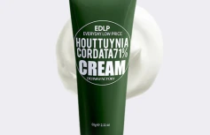 Успокаивающий крем для лица с экстрактом хауттюйнии Derma Factory Houttuynia Cordata 71% Cream