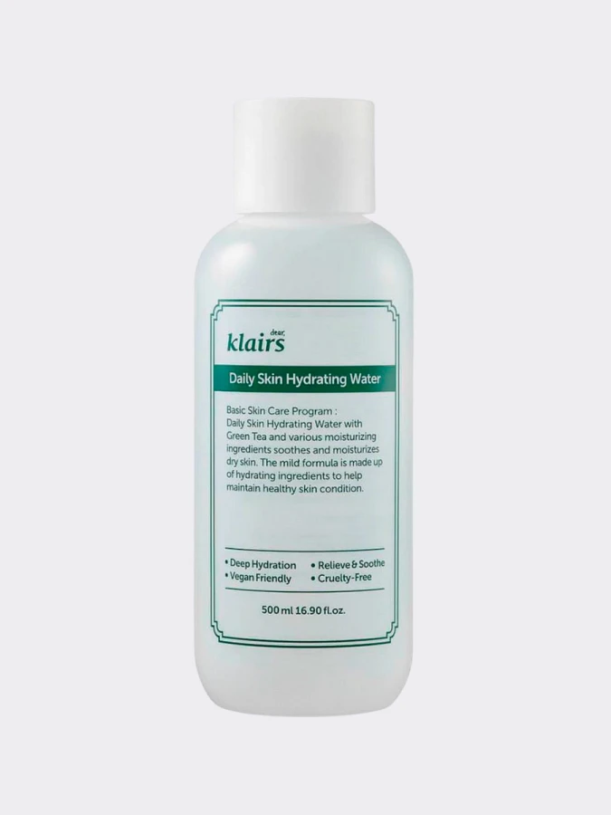 Легкий увлажняющий тонер Dear, Klairs Daily Skin Hydrating Water 500мл