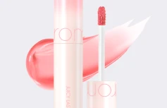 Сочный глянцевый тинт для губ с оттенком мякоти абрикоса rom&nd Juicy Lasting Tint 31 Bare Apricot