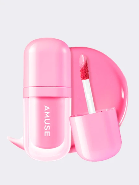 Глянцевый тинт-плампер для губ AMUSE Bebe Tint 03 Cool Hibiscus