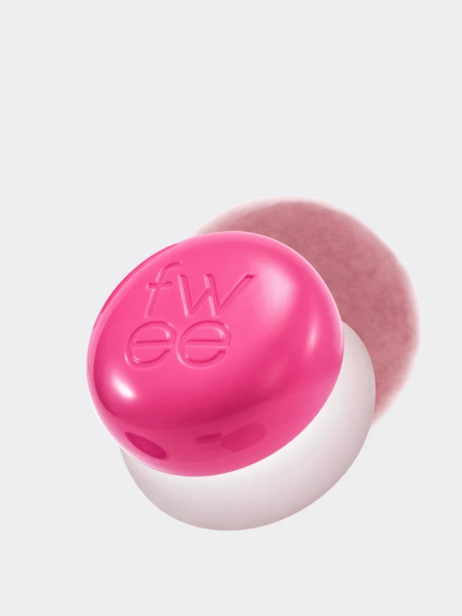 Оттеночное суфле для губ и щёк fwee Lip&Cheek Blurry Pudding Pot PK05 Sth