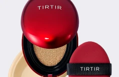 Тональный кушон с полуматовым финишем TIRTIR Mask Fit Red Cushion 24W Soft Beige