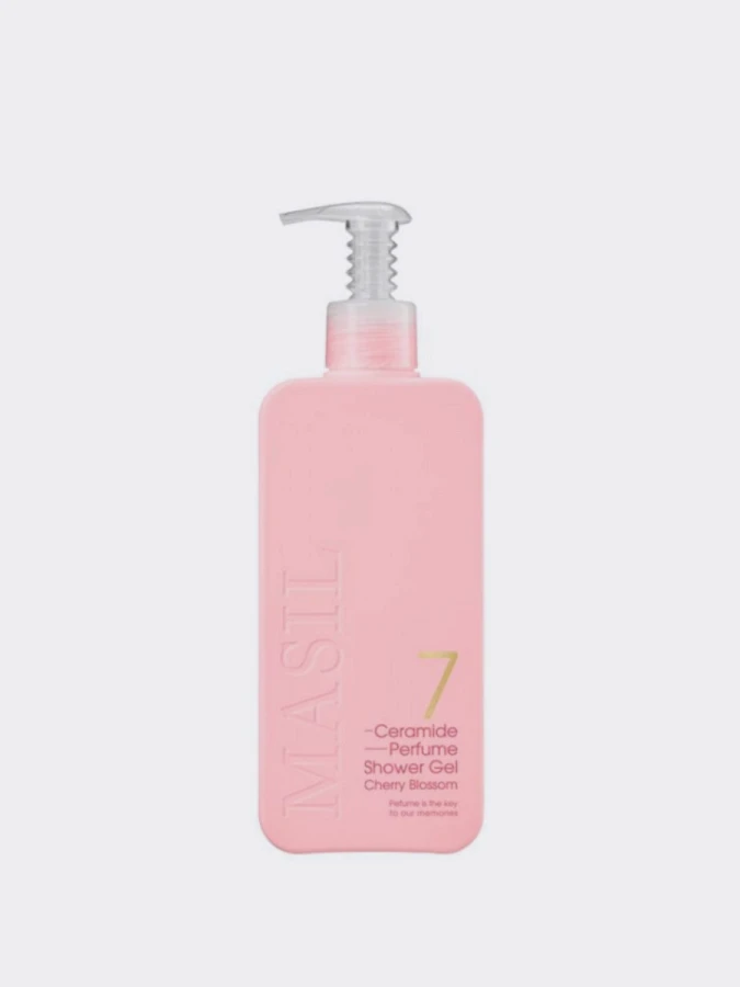Смягчающий парфюмированный гель для душа с керамидами Masil 7 Ceramide Shower Gel Cherry Blossom