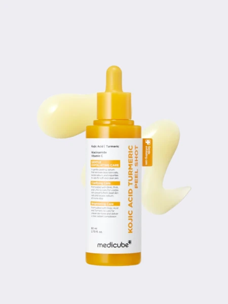 Смываемая пилинг-сыворотка с куркумой Medicube Kojic Acid Turmeric Peel Shot